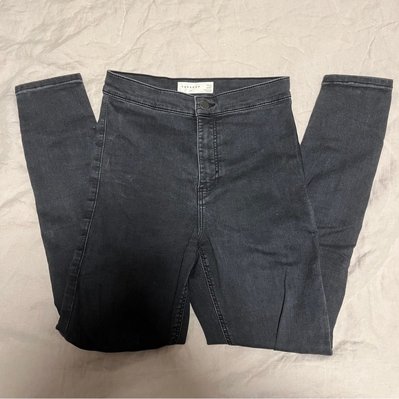 TopShop Joni Jeans | Washed Black | W28 L30 - Picture 7 of 7